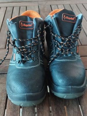 Kapriol Safety Work Boots Steel Toe S3 EU44/45 Like New Black