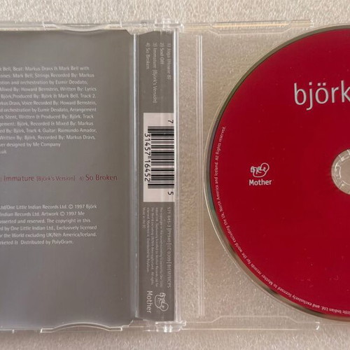 Bjork The Homogenic Singles Box used, electronic genre