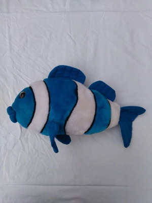 Clownfish plush toy used with stain