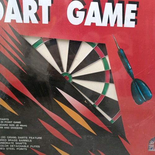Dart game set with darts new