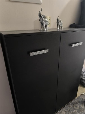 Furniture set wenge wood like new, includes shoe cabinet, coffee table, TV stand, vanity, nightstands