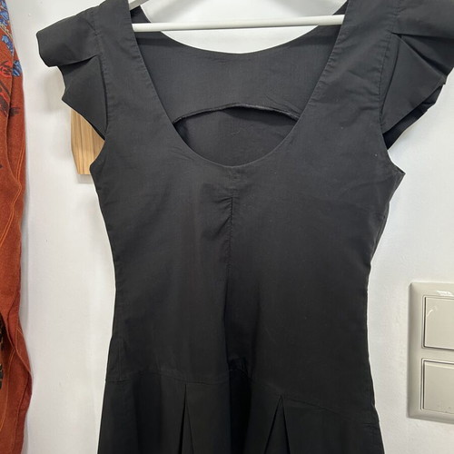 ZINI lace bustier top with beads, black, size S