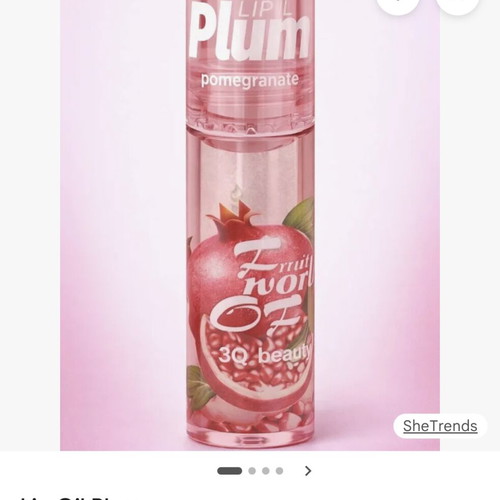 Plump oil for juicy lips, new product