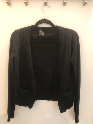 Μάλλινο ζακετάκι Marc O'Polo μεταχειρισμένο, μαύρο, μέγεθος S