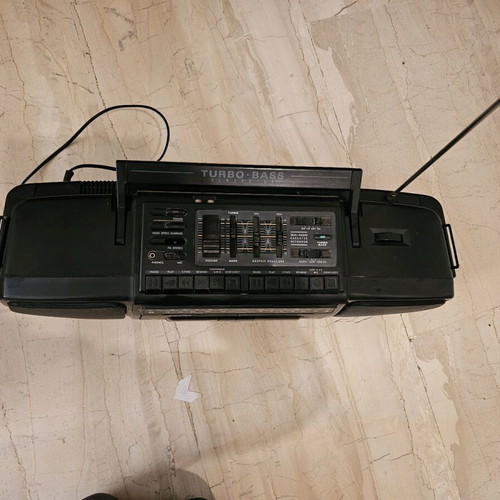 Philips Turbo Bass AW 7594 used radio cassette player
