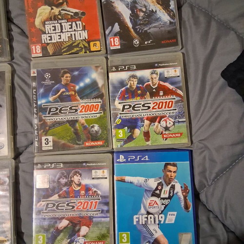 PS3 games used, collection of 18 pieces