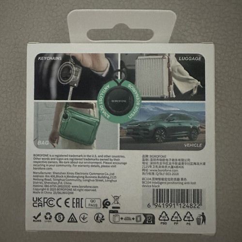 Borofone BC104 Anti-Lost Device compatible with Apple Find My, sealed
