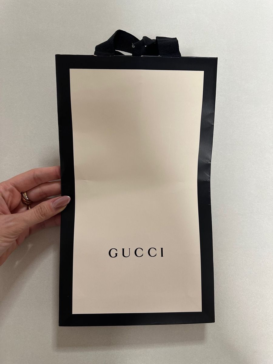 Paper bag sale gucci original