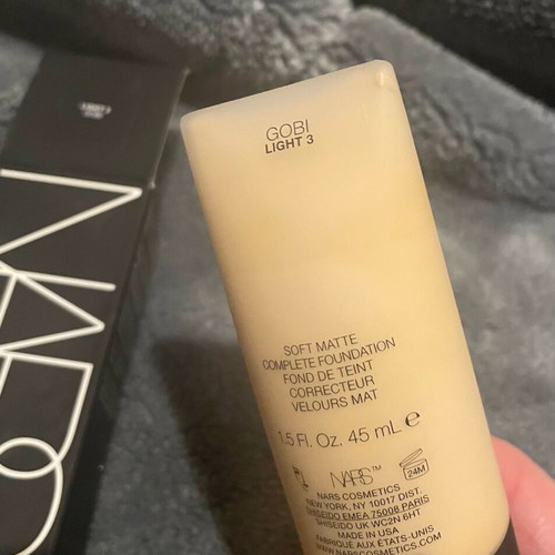 NARS Soft Matte Foundation used, shade Light 3 Gobi