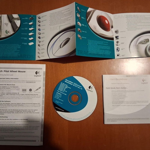 Logitech Pilot Wheel Mouse software like new