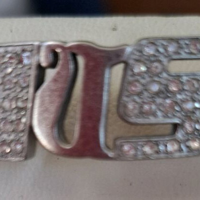 Miss Sixty bracelet like new, stainless steel with zirconia