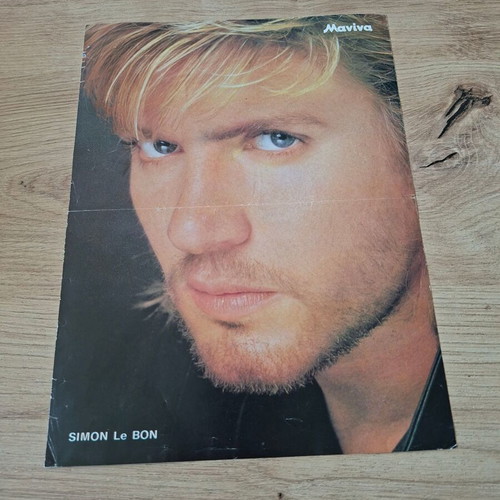 Sylvester Stallone Simon Le Bon poster used from 90s Manina magazine