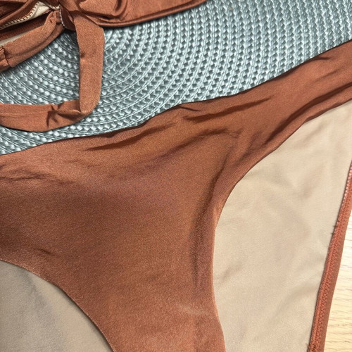 Bikini new, brown nude Andres Sadra, size large, cup C