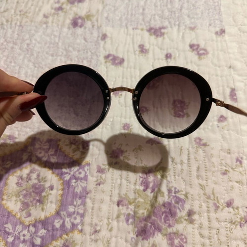 Stradivarius sunglasses new, black with case and cloth