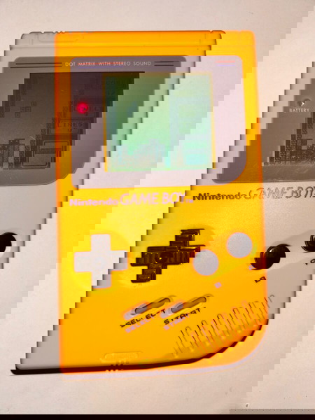 Gameboy console plus Tetris κονσόλα game boy με κίτρινη θήκη