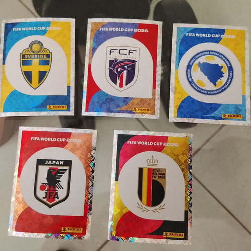 Panini Fifa World Cup 2026 Football Stickers new, foil
