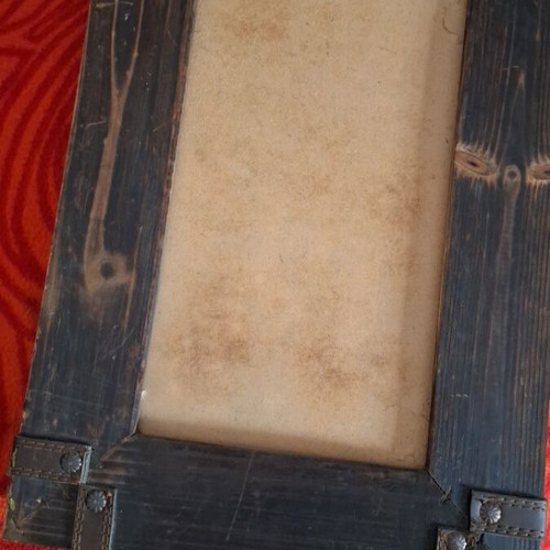 Wooden decorative wall frames used, set of 2, 41x29 cm