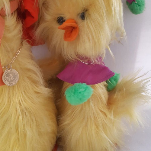 El Greco 1980s stuffed ducks used, set of 2 large pieces