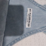Denim salopette medium used Pull & Bear blue