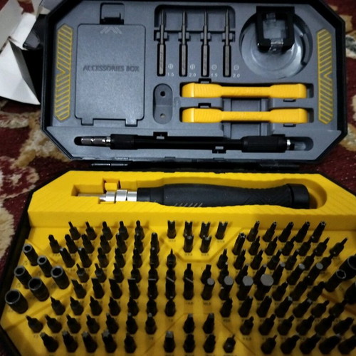 Precision screwdriver set 145 pieces new, professional