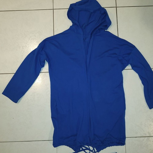 WOMEN'S JACKET WITH HOOD, LONG, EXCELLENT CONDITION.