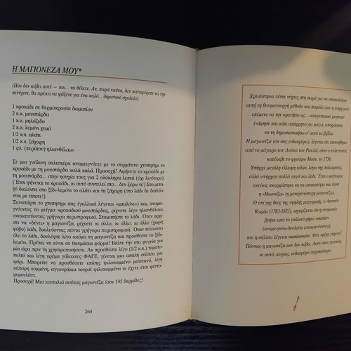 Around the World with a Fork Cookbook like new, Greek culinary memoirs