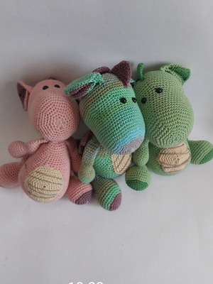 Plush toys like new, set of three