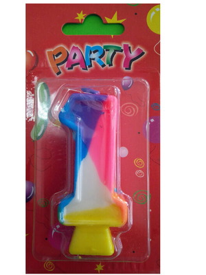 Birthday candle No 1 new