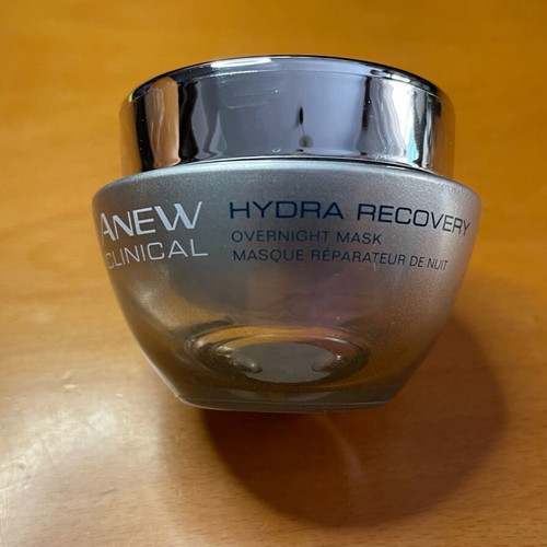 Empty Avon Hydra Recovery Overnight Mask container like new