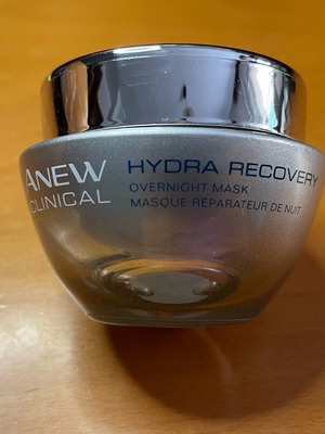 Empty Avon Hydra Recovery Overnight Mask container like new