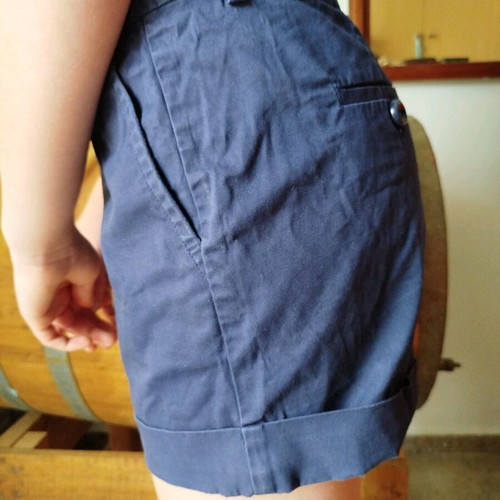 Benetton navy blue shorts like new, size S