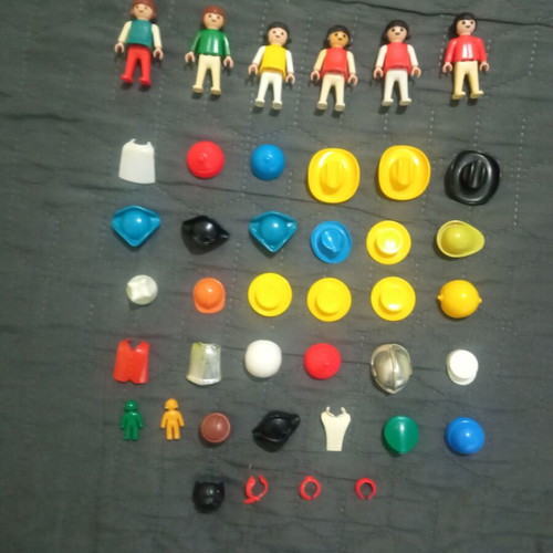 Playmobil φιγούρες δεκαετίας '80 και αξεσουάρ θησαυρού