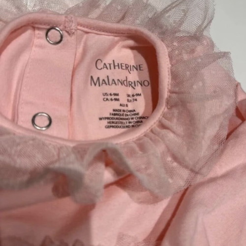 Catherine Malandrino βρεφικό φορεματάκι 6-9 μηνών με κορδέλα σαν καινούριο