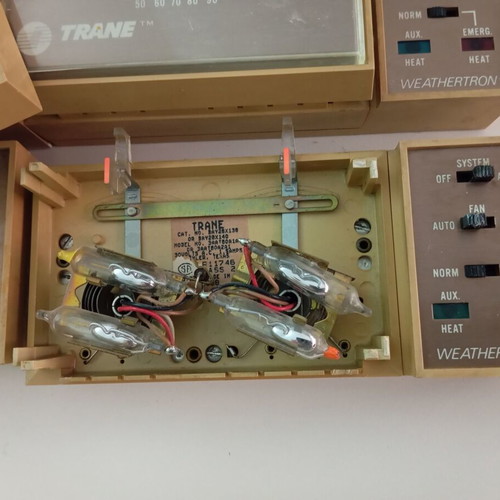 Trane Weathertron analog thermostats used, set of 4