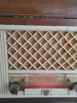 Philips HX424A /00 wooden radio used, vintage