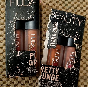 Huda Beauty * Pretty Grunge Liquid Matte Lip Quad