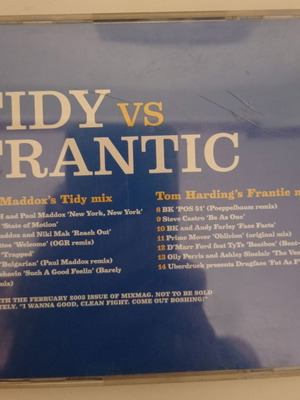 TIDY vs FRANTIC CD like new