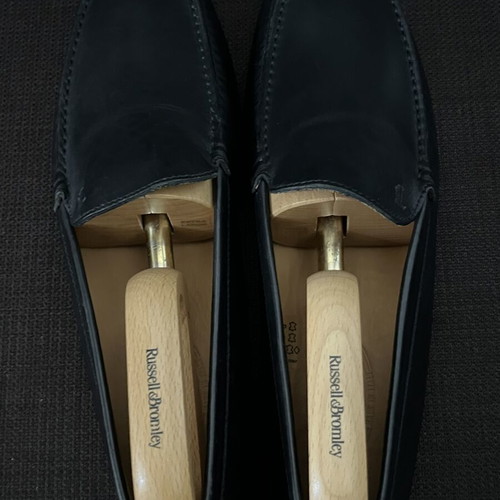 Tod's Gommino Leather Loafers Men's New Black Size 44