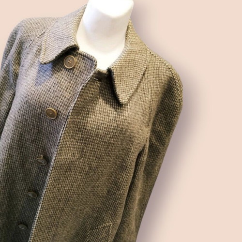 Vintage classic wool coat Norma Della Legge used, brown