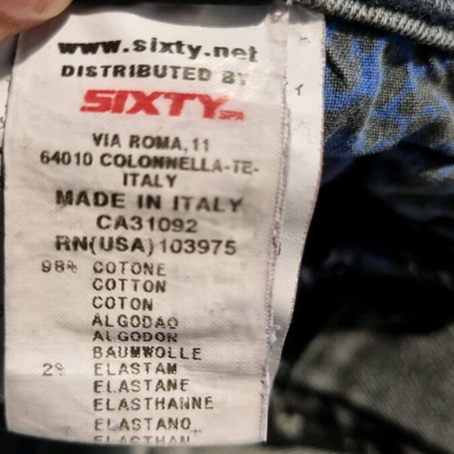 Grey women's Miss Sixty jeans like new with decorative buttons