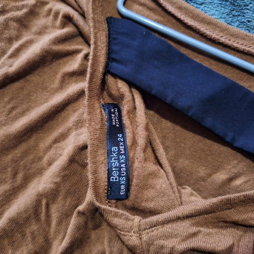Bershka women's blouse tan xsmall like new