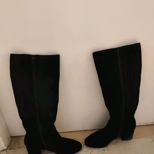 Rylko boots natural suede new, size 38, black