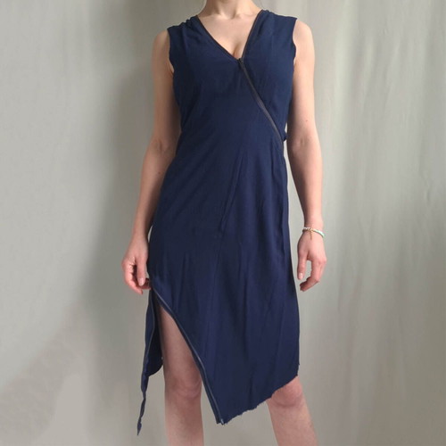 Haider Ackermann dress size 38 M blue like new