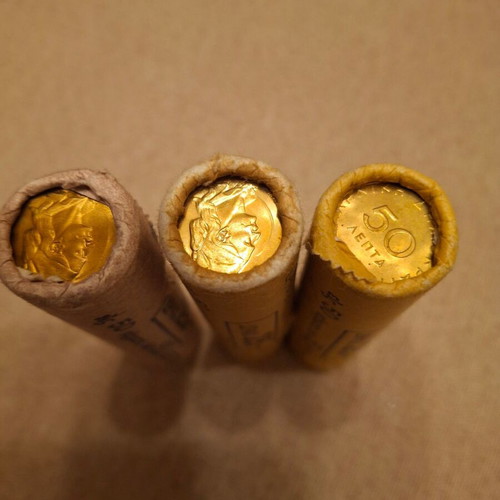 Masouria of 50 lepta like new, pack of 3 (150 pieces)