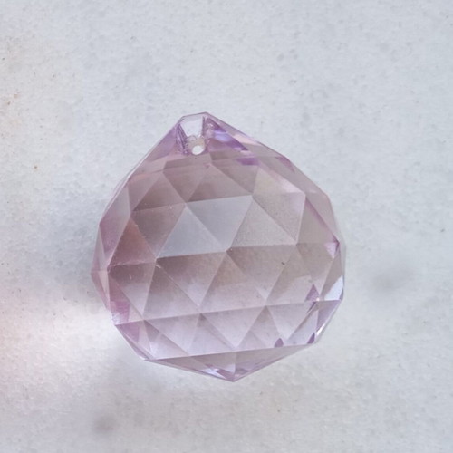 Glass Feng Shui Prism new, light purple