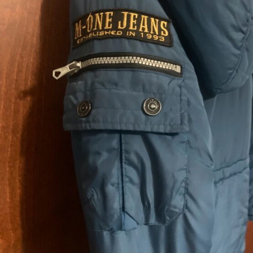 Children's jacket with hood blue like new