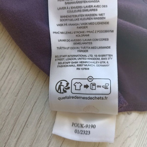Belstaff men's t-shirt purple, like new, size XL