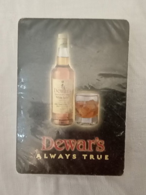 Διαφημιστική τράπουλα Dewars σφραγισμένη καινούργια
