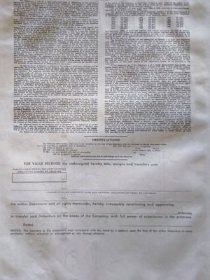Ομολογιακός τίτλος Hilton Hotels Corporation 1970 σαν καινούργιος