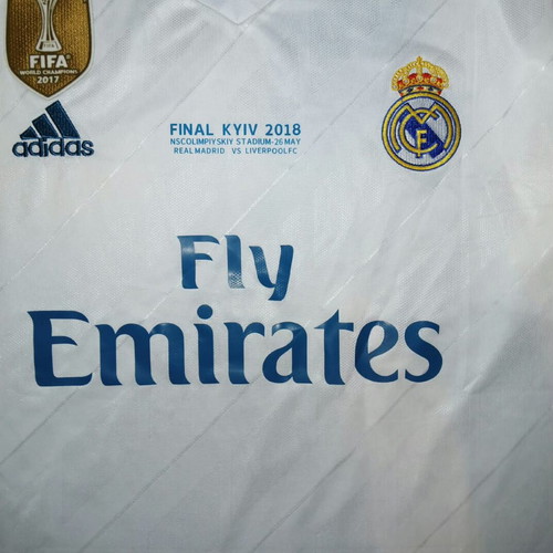 Real Madrid Ronaldo #7 Champions League Final 2017-2018 jersey
